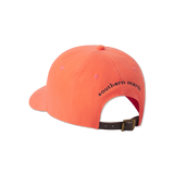 Washed Coral Hat with Navy Duck | Back