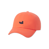 Washed Coral Hat with Navy Duck 