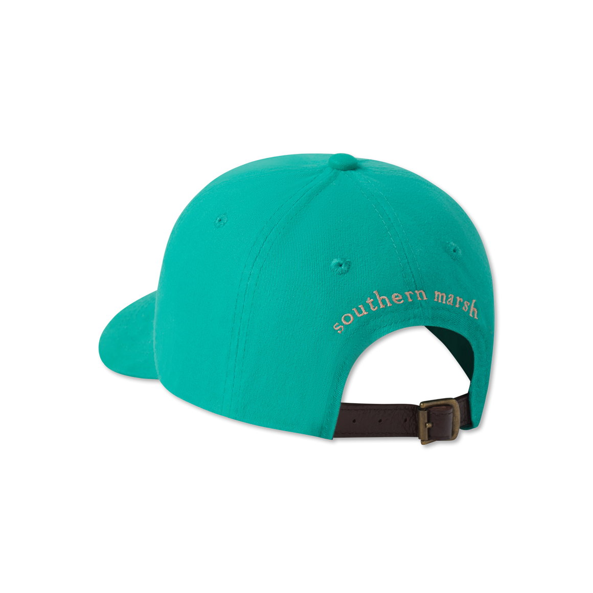 Jockey Green Hat with Peach Duck | Back