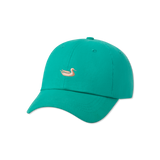 Jockey Green Hat with Peach Duck