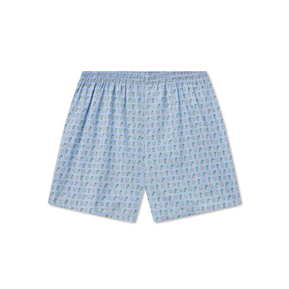 Light Blue with mint julep | Hanover Pastimes Boxer | Back