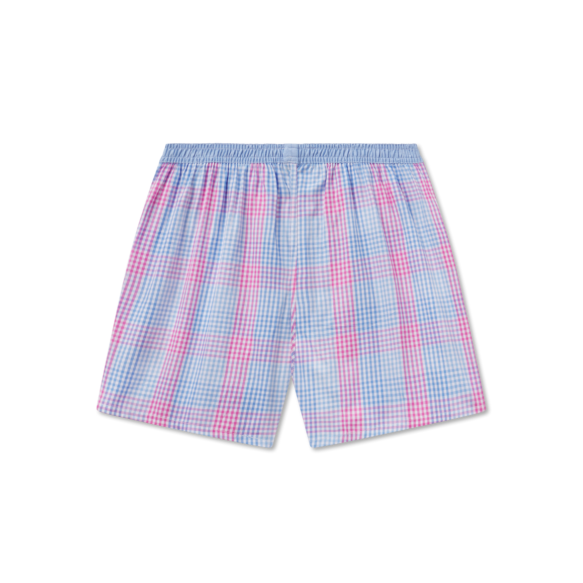 Lilac and Pink Gingham | Hanover Gingham Boxer | Back