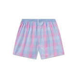 Lilac and Pink Gingham | Hanover Gingham Boxer | Back