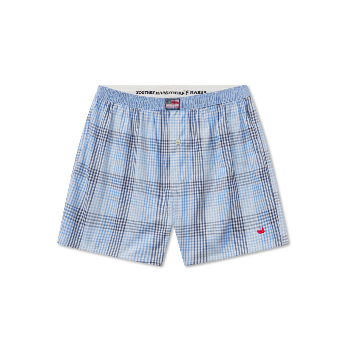Navy and Blue Gingham | Hanover Gingham Boxer
