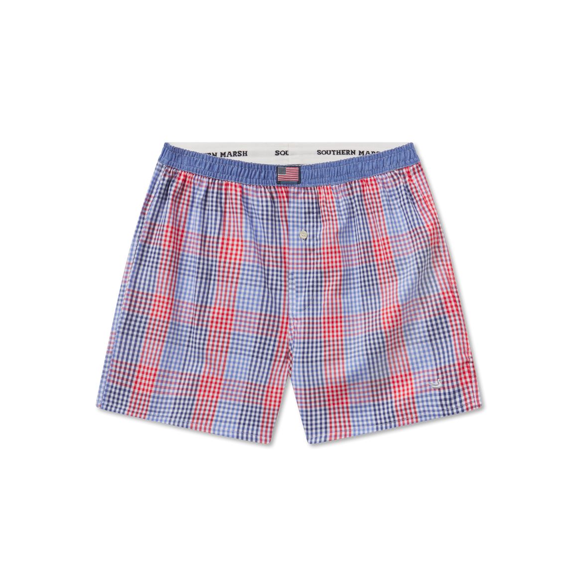 Navy and Red Gingham | Hanover Gingham Boxer