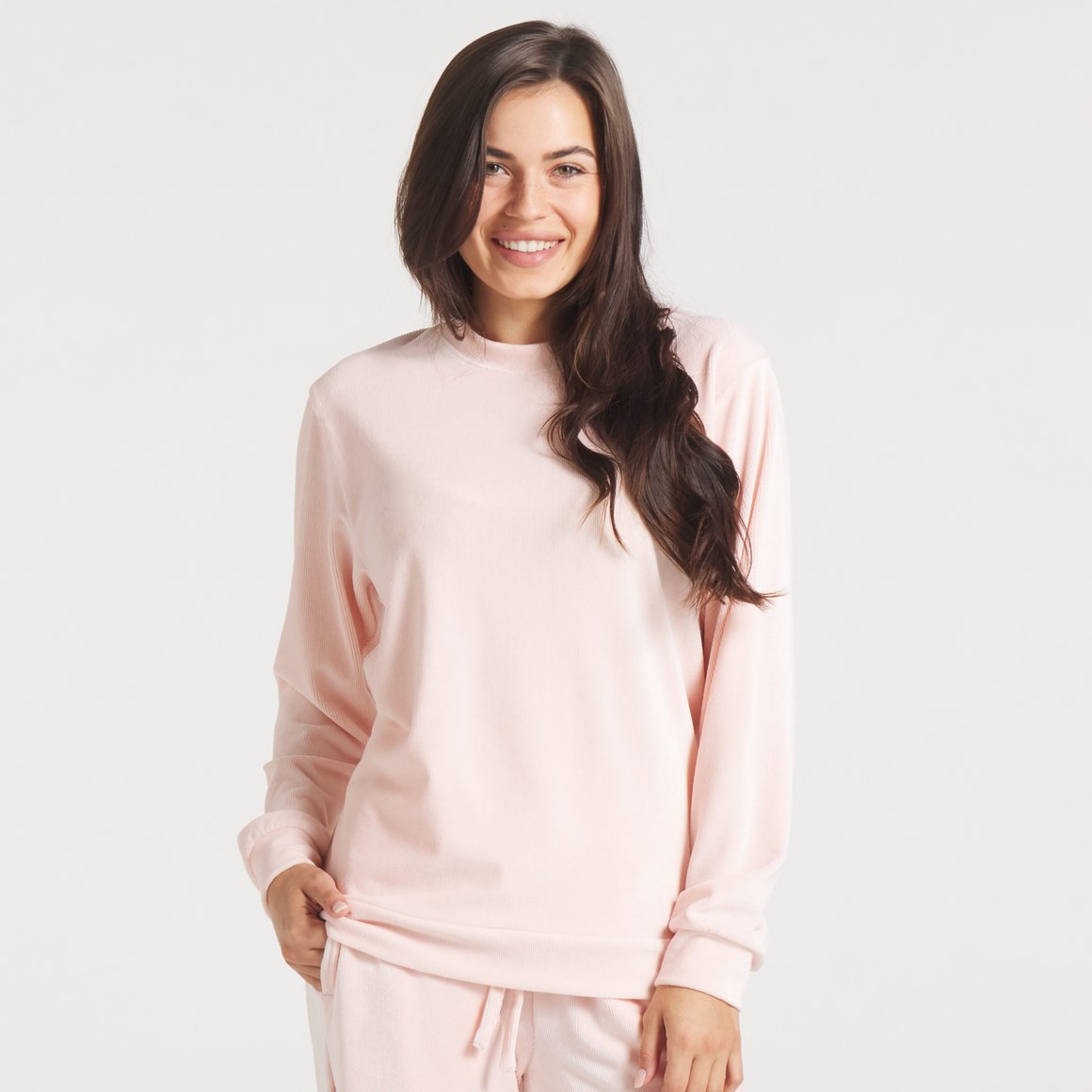Cozy  Camellia | ON MODEL FRONT