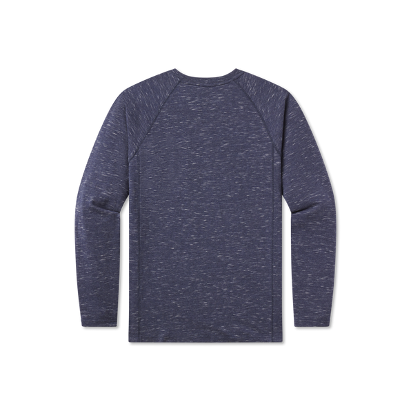 Washed Navy | Hearth French Terry Long Sleeve Tee | Long Sleeve Lounge Shirt