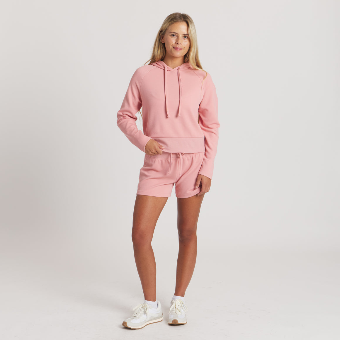 Azalea Waffle Knit | On Model Front