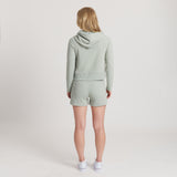 Olive Waffle Knit | ON MODEL FULL SET BACK