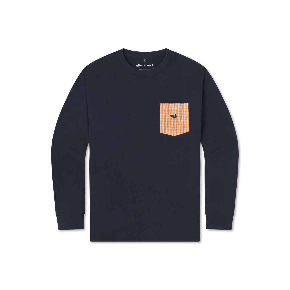 Navy | Rebecca Gingham Jersey | Front