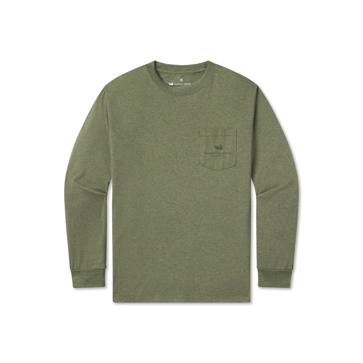Washed Dark Green | Branding Tee | Crest