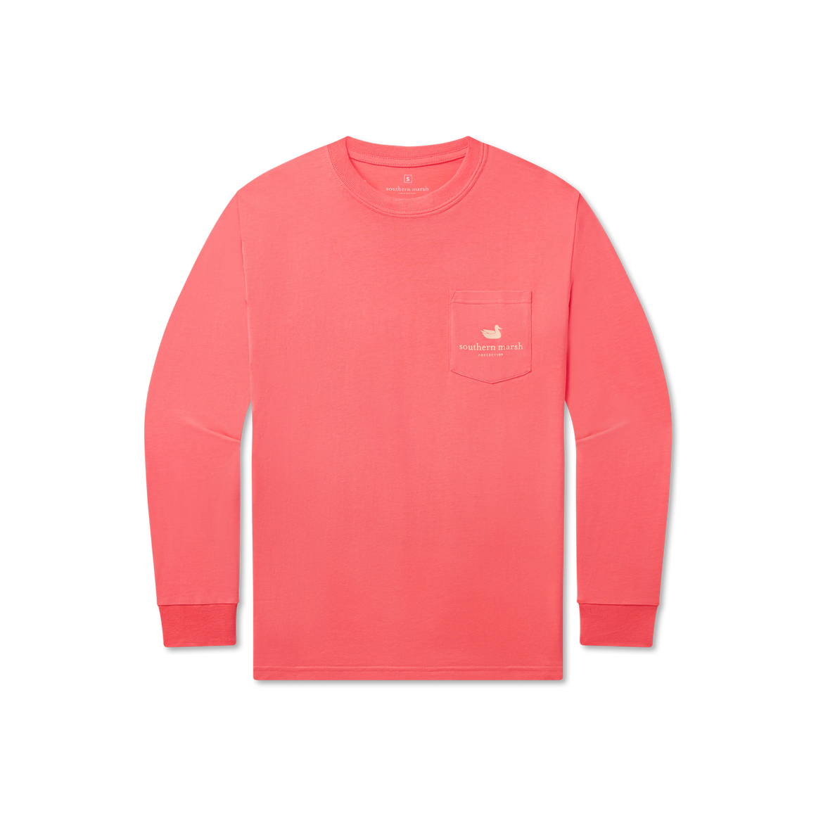 Coral | Cocktail Tee | Hurricane | Long Sleeve | Front