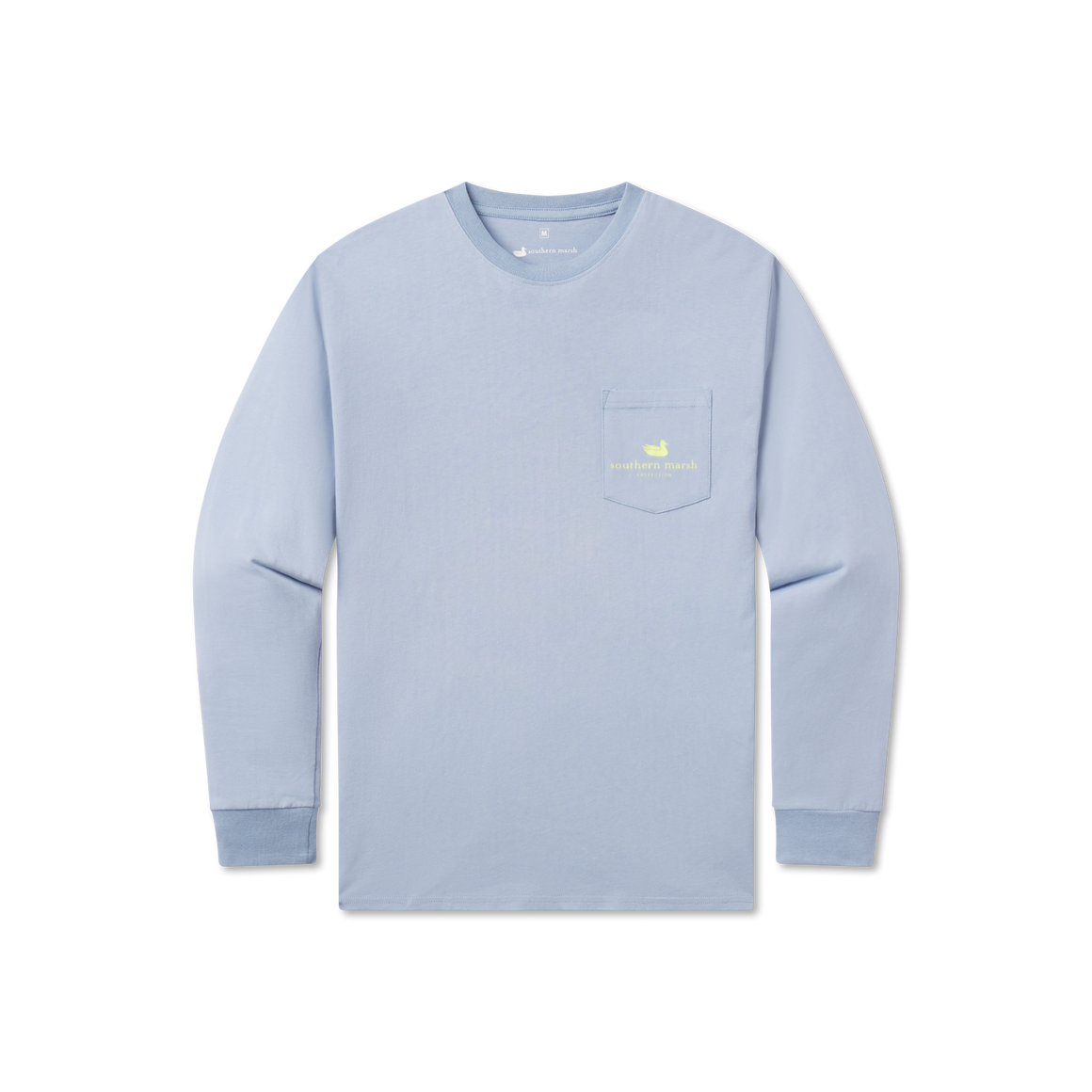 Light Blue | Cocktail Tee | Mint Julep | Long Sleeve | Front