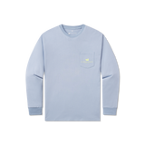 Light Blue | Cocktail Tee | Mint Julep | Long Sleeve | Front