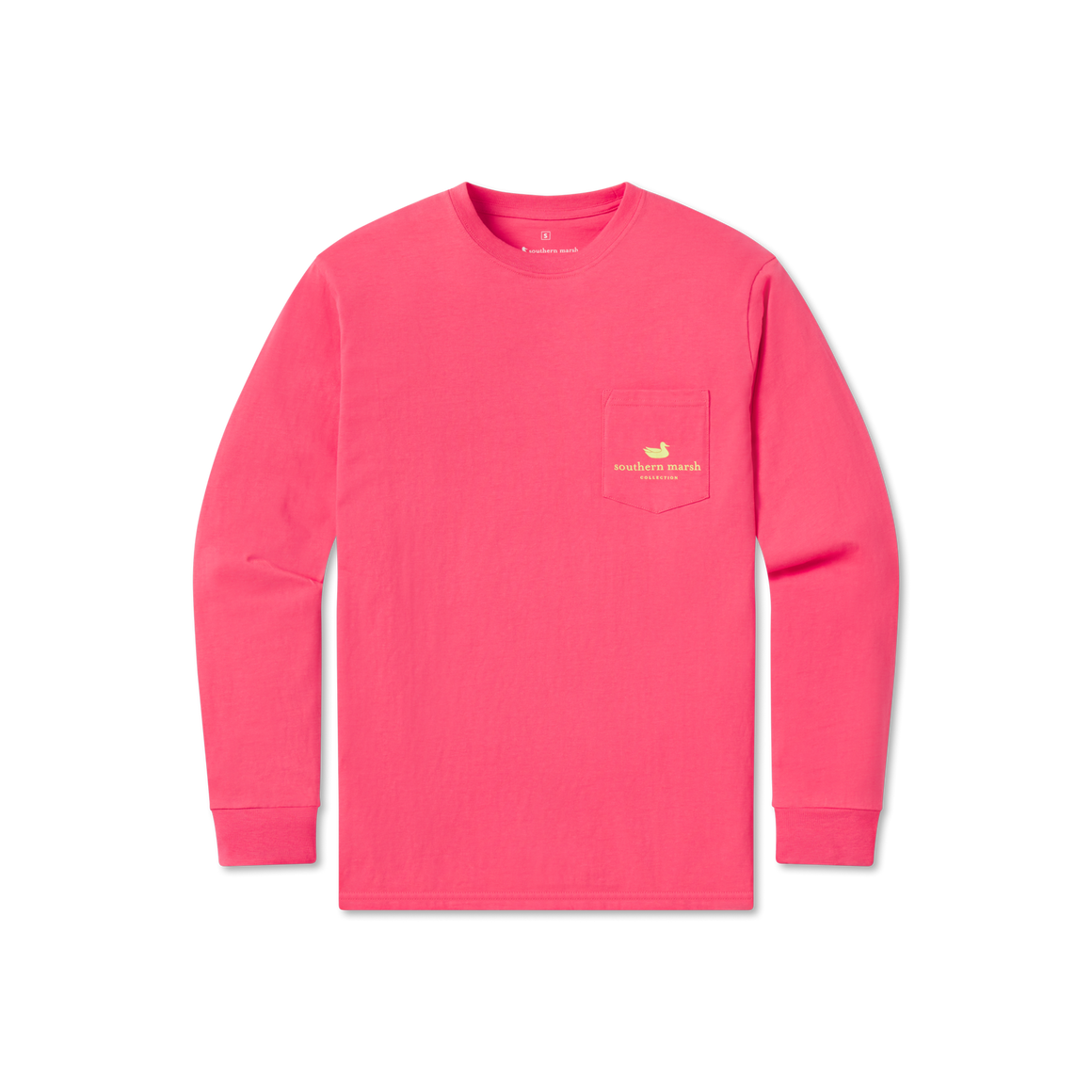 Strawberry Fizz | Cocktail Tee | Mint Julep | Long Sleeve | Front