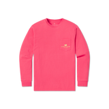 Strawberry Fizz | Cocktail Tee | Mint Julep | Long Sleeve | Front
