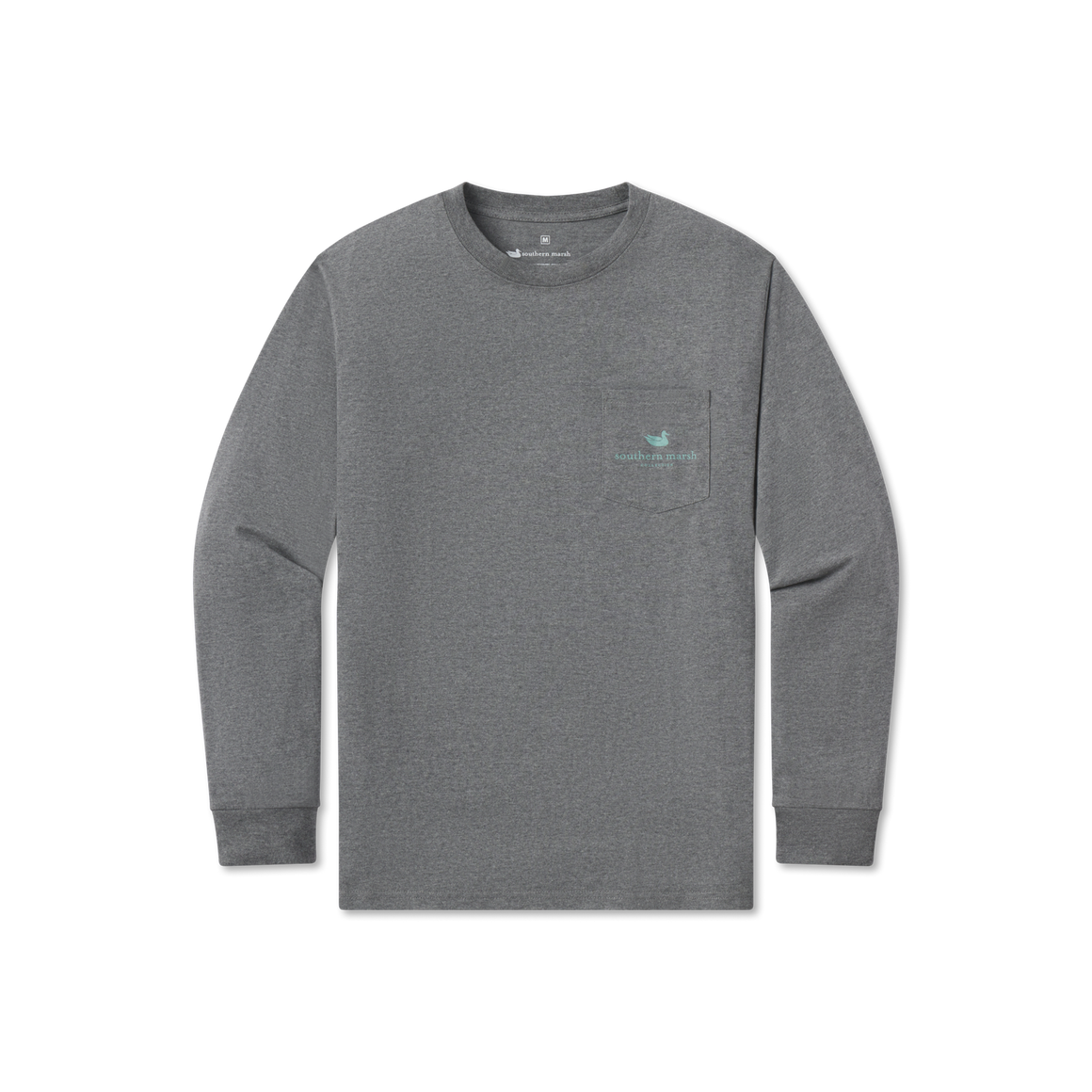 Dark Gray | Circle Catch Tee | Long Sleeve T-Shirt | Light Outdoors Shirt | Southern Fishing