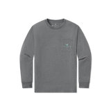 Dark Gray | Circle Catch Tee | Long Sleeve T-Shirt | Light Outdoors Shirt | Southern Fishing