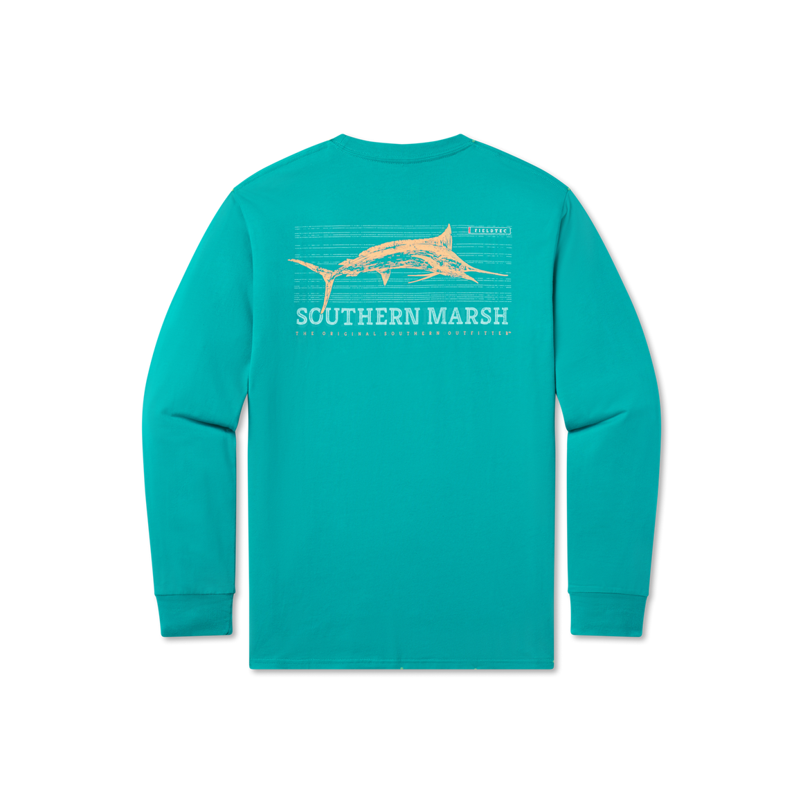 Teal | FieldTec™ Fish Tee | Long Sleeve