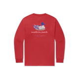 Red | Authentic Heritage Tee | Mississippi | Long Sleeve