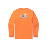 Orange | Authentic Heritage Tee | Oklahoma | Long Sleeve