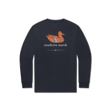 Navy | Authentic Heritage Tee | Virginia | Long Sleeve 