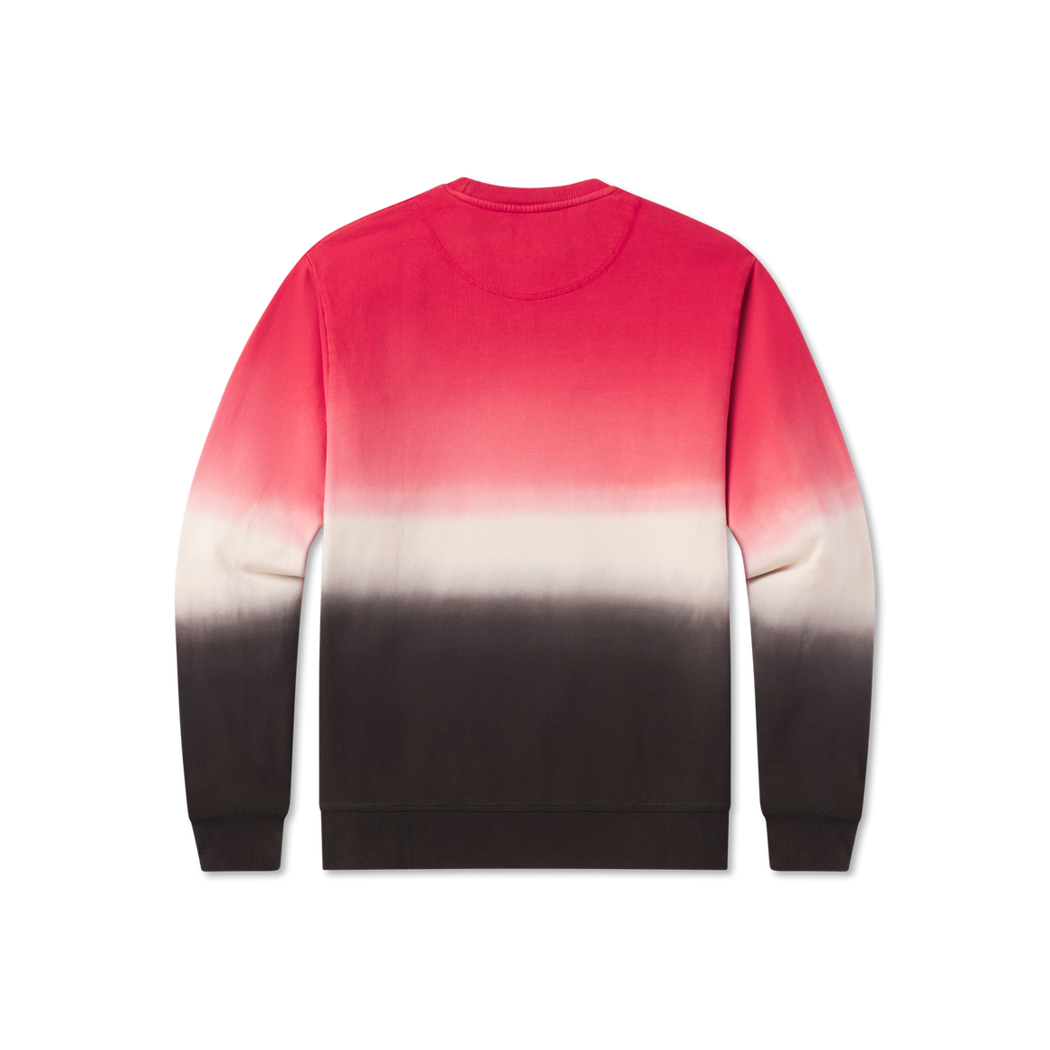 Black and Crimson Dip Dye| Back