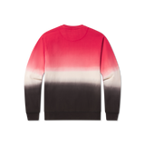 Black and Crimson Dip Dye| Back
