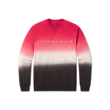 Black and Crimson Dip Dye