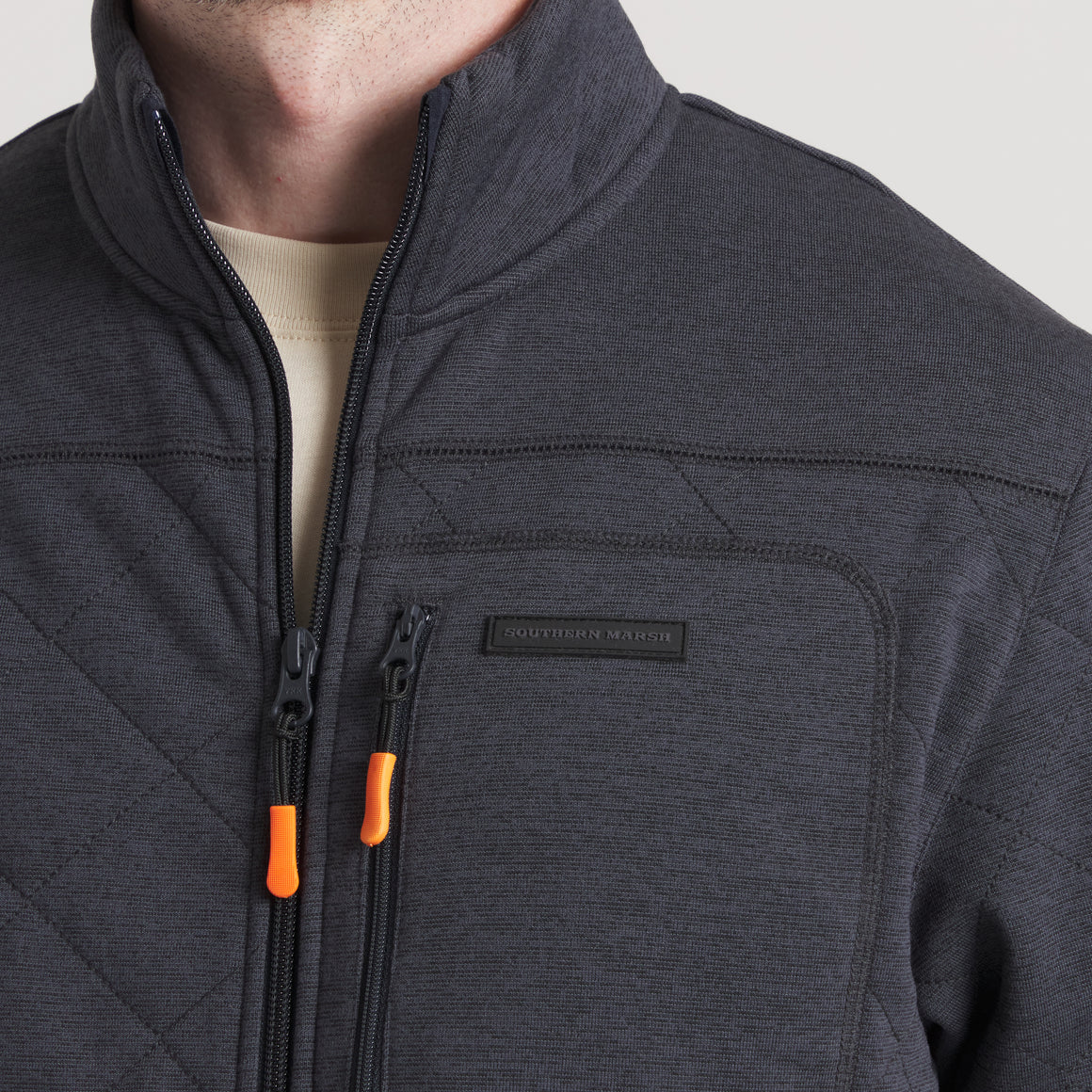 Washed Navy | On Model Front 2