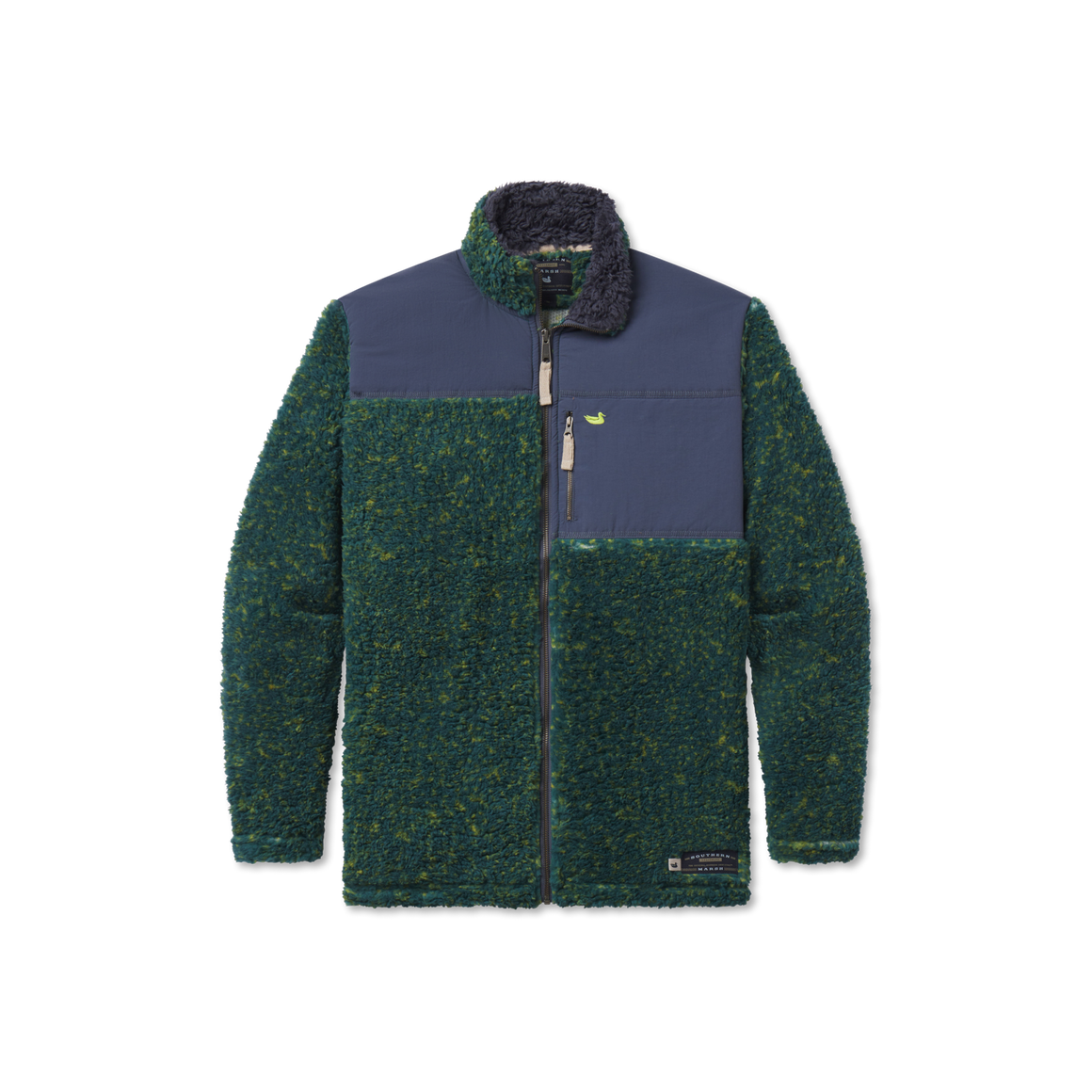 Dark Green and Mustard