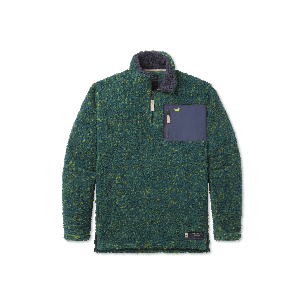 Dark Green and Mustard