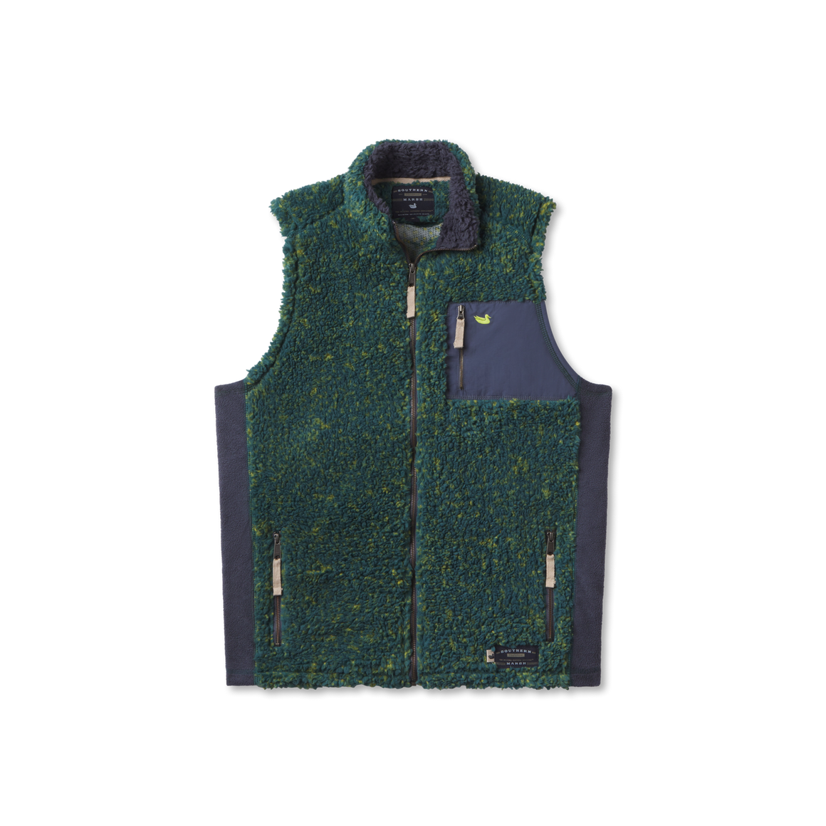 Dark Green and Mustard