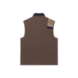 Dark Brown Heather | Carlyle Sporting Vest | Heather