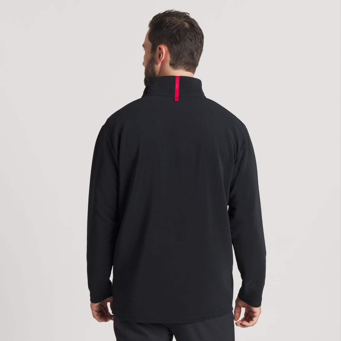 Black With Red | On Model Back