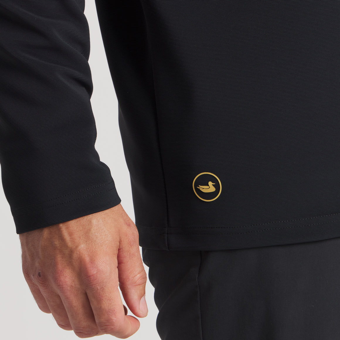 Black With Gold | On Model Details