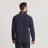 Navy With Orange | On Model Back