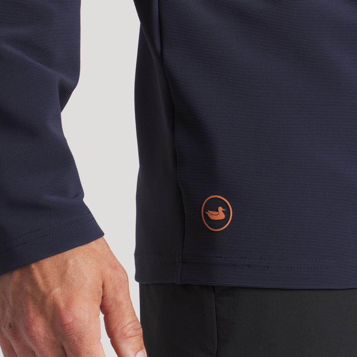 Navy With Orange | On Model Details