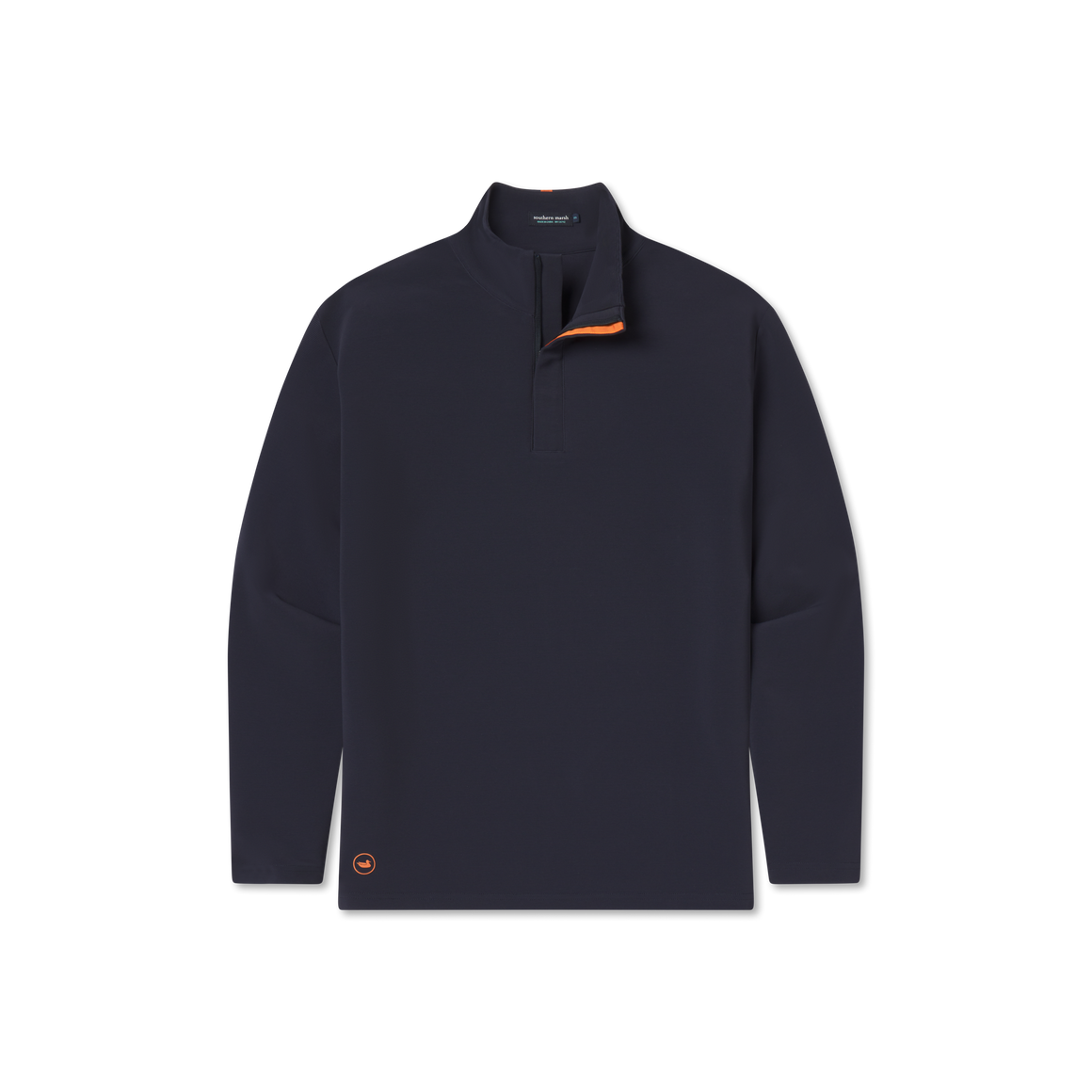 Navy With Orange  