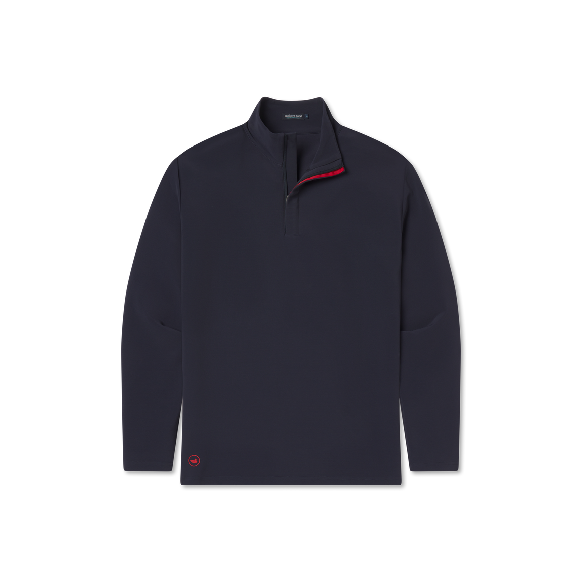 Navy With Red