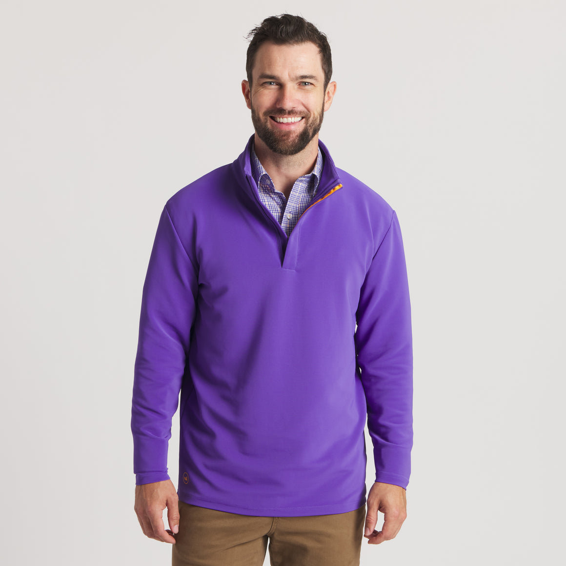 Purple With Yellow | On Model Front