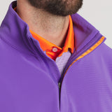 Wharf Purple With Orange | On Model Collar Details