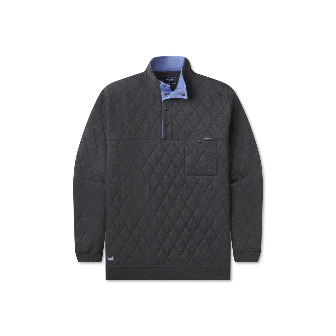 Midnight Gray Quilted