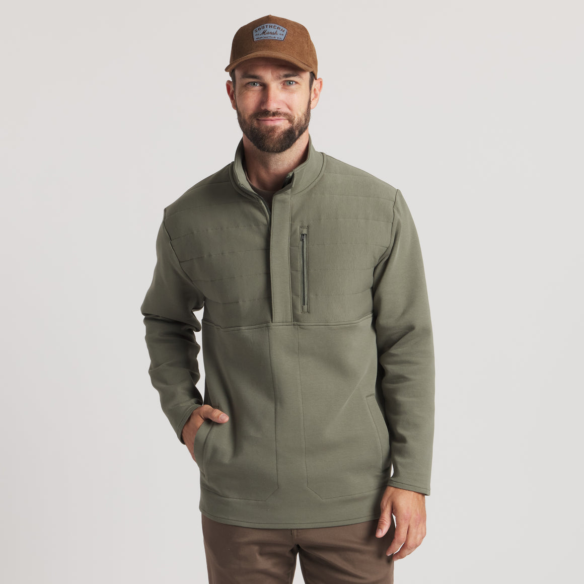 Stonewall Olive | On Model Front