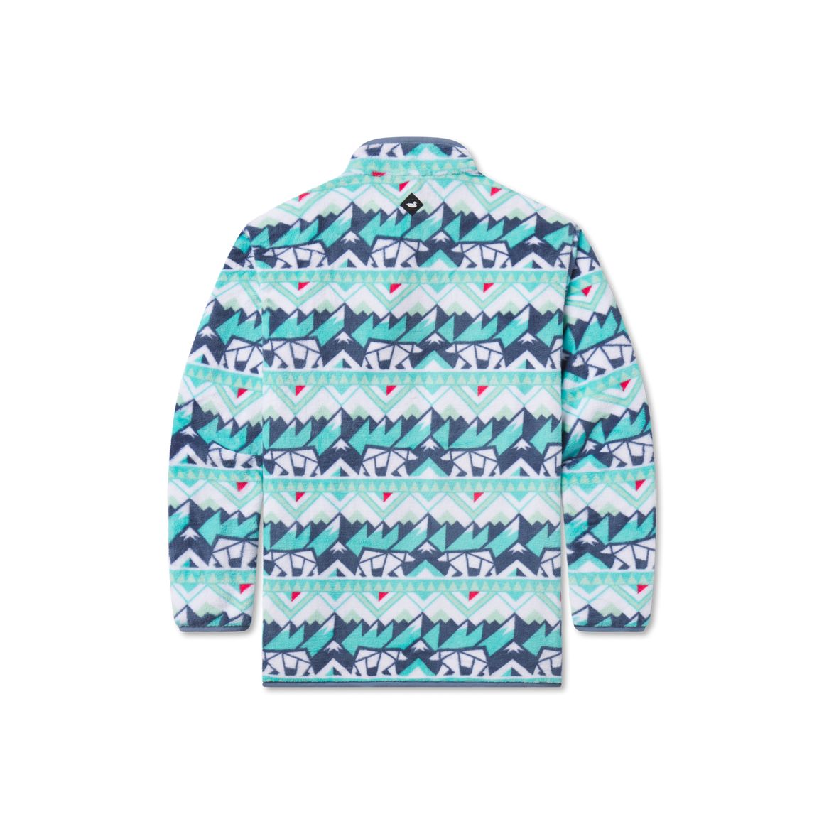 White  and Teal | Back