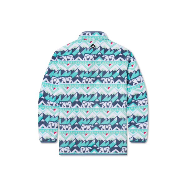 White  and Teal | Back