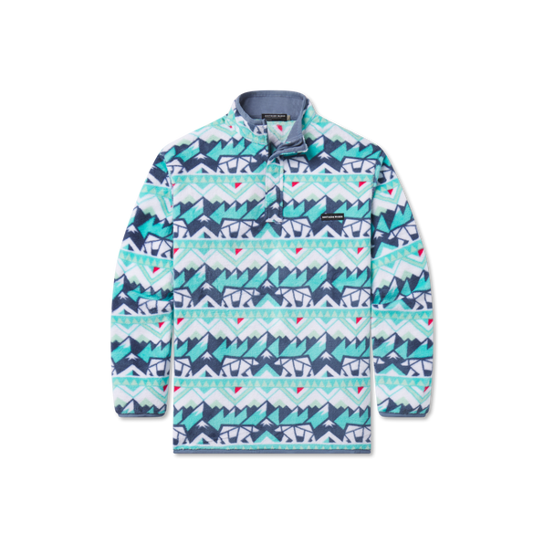 White  and Teal