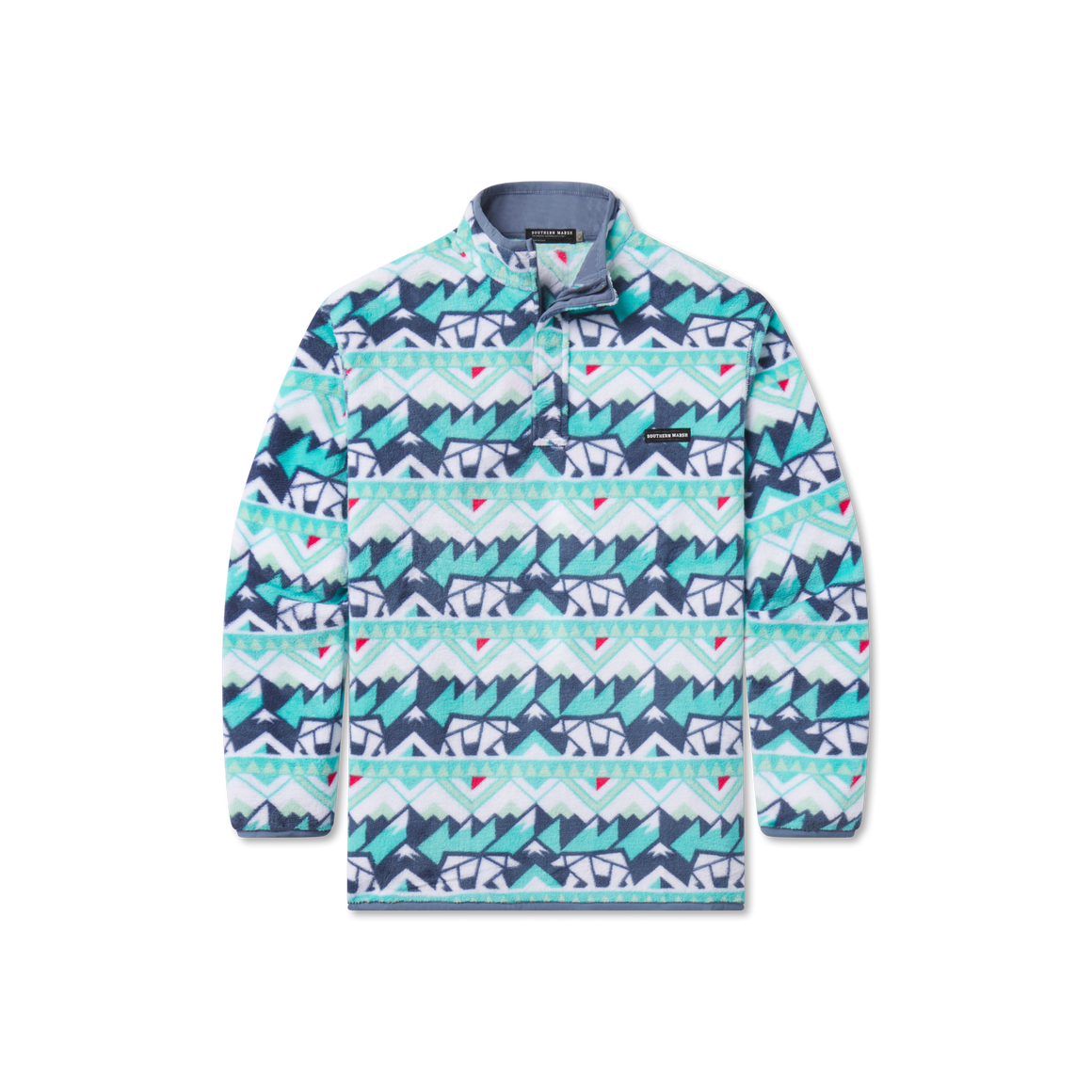 White  and Teal