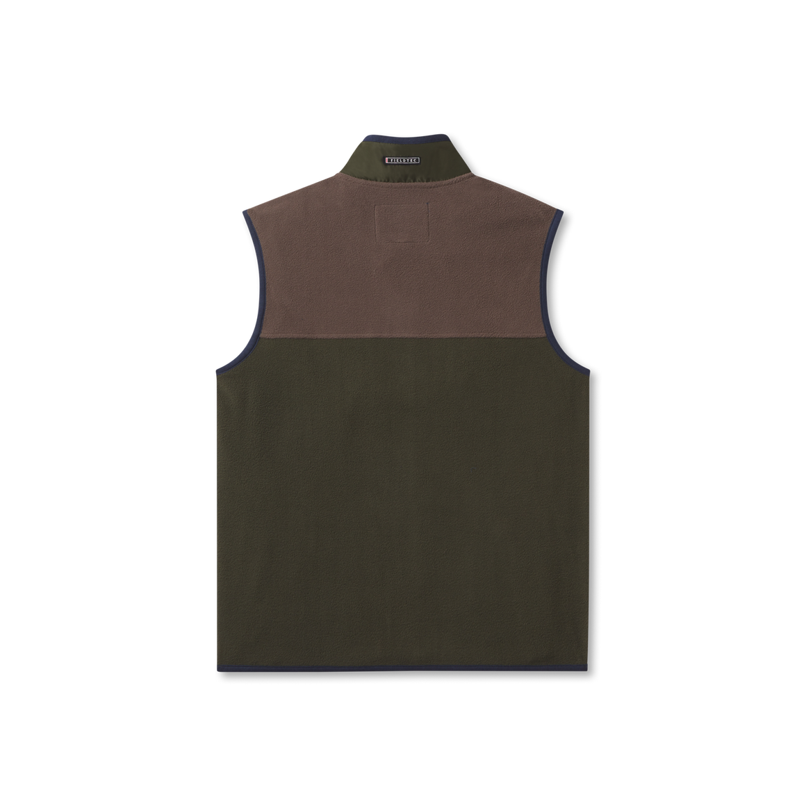 Dark Olive | FieldTec™ Snap Fleece Vest | Back