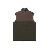 Dark Olive | FieldTec™ Snap Fleece Vest | Back